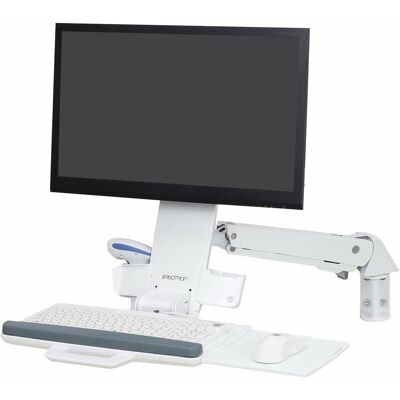 Ergotron Styleview Bras Combiné Assis-Debout Assis-Debout (Mur, 24", 13.20 kg), Support de moniteur, Blanc Ergotron Styleview Bras Combiné Assis-Debout Assis-Debout (Mur, 24", 13.20 kg), Support de moniteur, Blanc