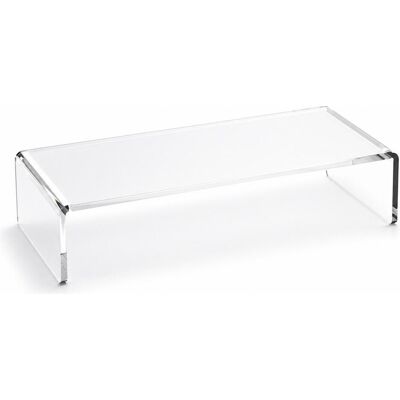Relaxdays support écran, Réhausseur pour moniteur, Transparent Relaxdays support écran, Réhausseur pour moniteur, Transparent