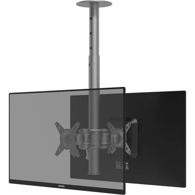 Dataflex Viewmate Style Monitor Arm 572 - Kit de montage (montage au plafond pour écran double) (24", 30 kg), Support de moniteur, Argent Dataflex Viewmate Style Monitor Arm 572 - Kit de montage (montage au plafond pour écran double) (24", 30 kg), Support de moniteur, Argent
