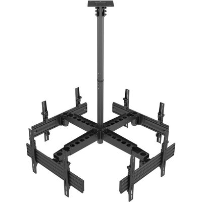 Equip Pro - pince - plastique, aluminium, acier - noir - taille d'écran : 81.3-1 (Plafond, 65"), Support de moniteur, Noir Equip Pro - pince - plastique, aluminium, acier - noir - taille d'écran : 81.3-1 (Plafond, 65"), Support de moniteur, Noir