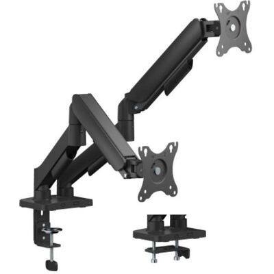 eSTUFF Dual Gas Spring Monitor Mount (Tables, 32", 9 kg), Support de moniteur, Noir eSTUFF Dual Gas Spring Monitor Mount (Tables, 32", 9 kg), Support de moniteur, Noir