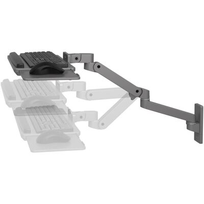 Ergotron LX PRO ARM KEYBOARD TRAY WALL MOUNT darkgrey, Souris + clavier : accessoires, Gris Ergotron LX PRO ARM KEYBOARD TRAY WALL MOUNT darkgrey, Souris + clavier : accessoires, Gris