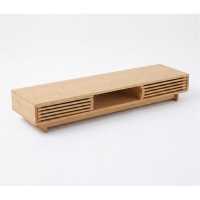 Relaxdays support écran, Réhausseur pour moniteur, Marron Relaxdays support écran, Réhausseur pour moniteur, Marron