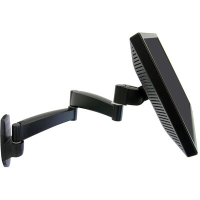 Ergotron 200 Series Wall Mount Arm (Mur, 27", 11.30 kg), Support de moniteur, Noir Ergotron 200 Series Wall Mount Arm (Mur, 27", 11.30 kg), Support de moniteur, Noir