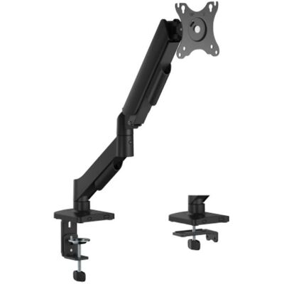 eSTUFF Single Gas Spring Monitor (Tables, 32", 9 kg), Support de moniteur, Noir eSTUFF Single Gas Spring Monitor (Tables, 32", 9 kg), Support de moniteur, Noir