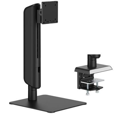 Value Bras pour écran LCD à forte capacité de charge, sur pied, réglable en hauteur (Tables, 49", 18 kg), Support de moniteur, Noir Value Bras pour écran LCD à forte capacité de charge, sur pied, réglable en hauteur (Tables, 49", 18 kg), Support de moniteur, Noir