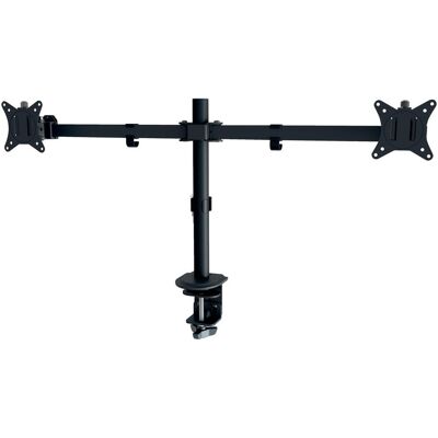 Leitz Support d'écran Ergo Slim Dual 61640095 noir pour 2 écrans, pince de fixation sur table (Tables, 32", 10 kg), Support de moniteur, Noir Leitz Support d'écran Ergo Slim Dual 61640095 noir pour 2 écrans, pince de fixation sur table (Tables, 32", 10 kg), Support de moniteur, Noir