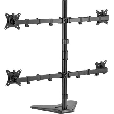 Sbox LCD-F048-2 (17-32/4x9kg/100x100) (Pied de sol, 32", 9 kg), Support de moniteur, Noir Sbox LCD-F048-2 (17-32/4x9kg/100x100) (Pied de sol, 32", 9 kg), Support de moniteur, Noir