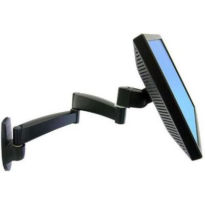 Ergotron 200 Series Wall Mount Arm (Mur, 24", 11.30 kg), Support de moniteur, Noir Ergotron 200 Series Wall Mount Arm (Mur, 24", 11.30 kg), Support de moniteur, Noir