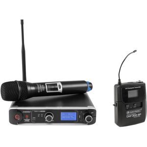 Omnitronic Set UHF-301 Empfänger + Sender 823-832/863-865 MHz, Microphone Omnitronic Set UHF-301 Empfänger + Sender 823-832/863-865 MHz, Microphone