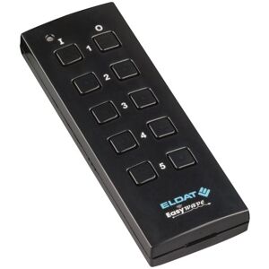 Eldat Télécommande RT34E5005-01-22K 5 canaux, noir profond RAL9005, Automatisation Eldat Télécommande RT34E5005-01-22K 5 canaux, noir profond RAL9005, Automatisation