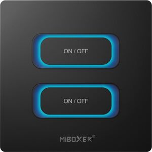MiBoxer Synergy 21 LED Fernbedienung 2 Gang Panel 2,4GHz Bewegungssensor + Dimm *Milight/* (b) (Télécommande spécifique à l’appareil, Fréquence radio (RF)), Télécommande MiBoxer Synergy 21 LED Fernbedienung 2 Gang Panel 2,4GHz Bewegungssensor + Dimm *Milight/* (b) (Télécommande spécifique à l’appareil, Fréquence radio (RF)), Télécommande