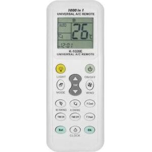 Savio K-1028 Télécommande IR Conditionneur d'air sans fil Boutons de pression (Télécommande universelle, Infrarouge), Télécommande, Blanc Savio K-1028 Télécommande IR Conditionneur d'air sans fil Boutons de pression (Télécommande universelle, Infrarouge), Télécommande, Blanc