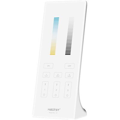 MiBoxer Synergy 21 télécommande LED 2,4GHz dual white (CCT) 3 zones (w) *Milight/* (Télécommande spécifique à l’appareil, Fréquence radio (RF)), Télécommande, Blanc MiBoxer Synergy 21 télécommande LED 2,4GHz dual white (CCT) 3 zones (w) *Milight/* (Télécommande spécifique à l’appareil, Fréquence radio (RF)), Télécommande, Blanc