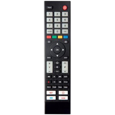 Vivanco Télécommande de rechange pour téléviseur Hisense (Télécommande universelle, Infrarouge), Télécommande, Noir Vivanco Télécommande de rechange pour téléviseur Hisense (Télécommande universelle, Infrarouge), Télécommande, Noir