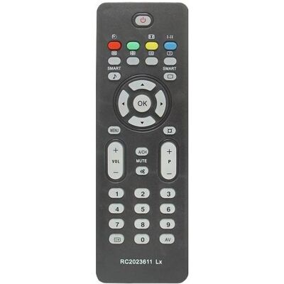 Lasmex Pilote RTV Lamex PILOT PHILIPS RC283501 RC282603/01 RC2543 MAŁY HQ, Télécommande, Noir Lasmex Pilote RTV Lamex PILOT PHILIPS RC283501 RC282603/01 RC2543 MAŁY HQ, Télécommande, Noir