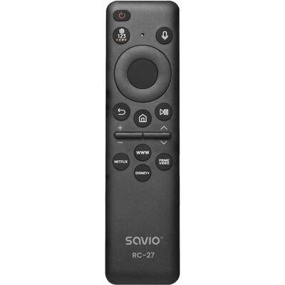 Savio Télécommande RTV RC-27 : télécommande universelle / de remplacement pour téléviseurs SAMSUNG - (Télécommande universelle, Infrarouge), Télécommande, Noir Savio Télécommande RTV RC-27 : télécommande universelle / de remplacement pour téléviseurs SAMSUNG - (Télécommande universelle, Infrarouge), Télécommande, Noir