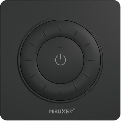 MiBoxer "LED Fernbedienung Rotating Wheel Remote 2,4GHz (b) dual white (CCT) runde Ecken *Milight/*" (Fréquence radio (RF)), Télécommande, Blanc MiBoxer "LED Fernbedienung Rotating Wheel Remote 2,4GHz (b) dual white (CCT) runde Ecken *Milight/*" (Fréquence radio (RF)), Télécommande, Blanc