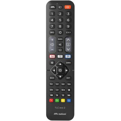 Télécommande de remplacement Meliconi EVO.2 Noir pour TV LG Télécommande de remplacement Meliconi EVO.2 Noir pour TV LG
