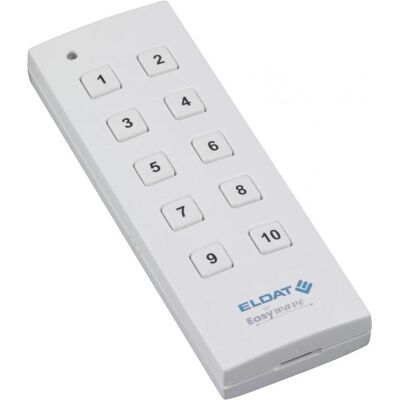 Eldat Télécommande RT34-5010E-01-0 10 - canaux, blanc de sécurité RAL9003 (Fréquence radio (RF)), Télécommande, Blanc Eldat Télécommande RT34-5010E-01-0 10 - canaux, blanc de sécurité RAL9003 (Fréquence radio (RF)), Télécommande, Blanc