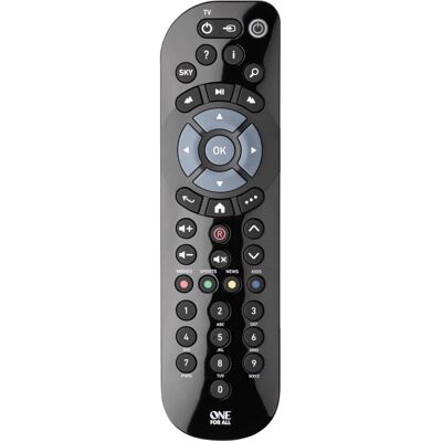 One for All Télécommande de remplacement Sky URC1635 (Télécommande universelle, Infrarouge), Télécommande, Noir One for All Télécommande de remplacement Sky URC1635 (Télécommande universelle, Infrarouge), Télécommande, Noir
