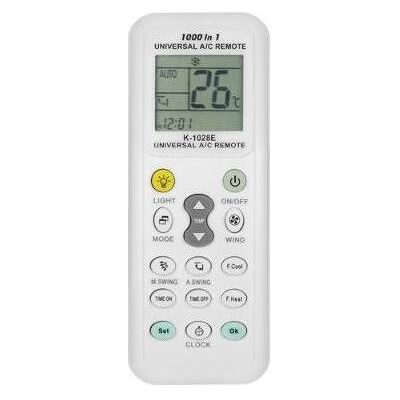 Savio K-1028 Télécommande IR Conditionneur d'air sans fil Boutons de pression (Télécommande universelle, Infrarouge), Télécommande, Blanc Savio K-1028 Télécommande IR Conditionneur d'air sans fil Boutons de pression (Télécommande universelle, Infrarouge), Télécommande, Blanc