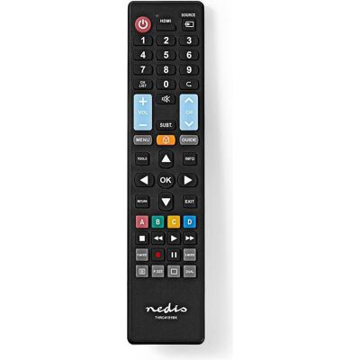 Nedis TVRC4151BK (Télécommande universelle, Infrarouge), Télécommande, Noir Nedis TVRC4151BK (Télécommande universelle, Infrarouge), Télécommande, Noir