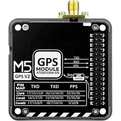 M5Stack GPS v2.0 Module AT6668 mit externer Antenne, Carte de développement + kit M5Stack GPS v2.0 Module AT6668 mit externer Antenne, Carte de développement + kit
