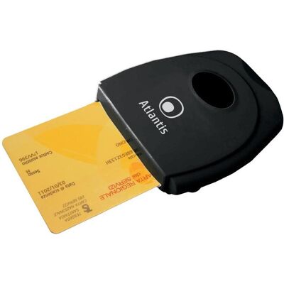 Atlantis Land P005-SMARTCR-U Lecteur de cartes USB Noir, Lecteur de carte mémoire, Noir Atlantis Land P005-SMARTCR-U Lecteur de cartes USB Noir, Lecteur de carte mémoire, Noir