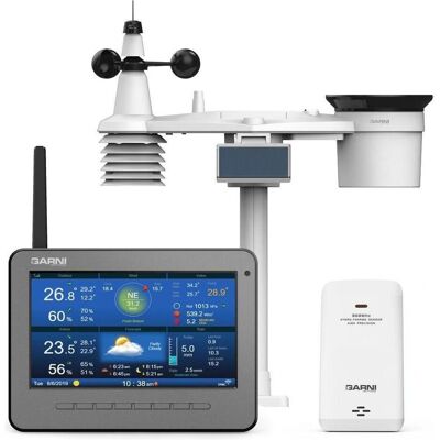 Garni 3015 Arcus 2GEN / Station météo WLAN / Écran TFT-HD / 2ème génération, Station météo, Blanc Garni 3015 Arcus 2GEN / Station météo WLAN / Écran TFT-HD / 2ème génération, Station météo, Blanc