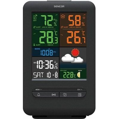 Station météo Sencor SWS 7300 - Station météo, Noir Station météo Sencor SWS 7300 - Station météo, Noir
