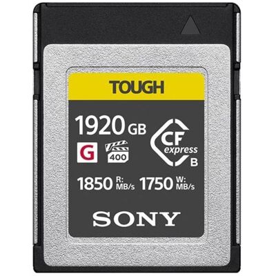 Sony Carte mémoire CFexpress Type B série CEB-G (1920 Go, CFexpress type B), Carte mémoire, Noir Sony Carte mémoire CFexpress Type B série CEB-G (1920 Go, CFexpress type B), Carte mémoire, Noir
