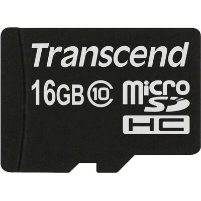 Transcend Carte microSDHC SDAdapter (16 Go, microSDHC, U1, UHS-I), Carte mémoire, Noir Transcend Carte microSDHC SDAdapter (16 Go, microSDHC, U1, UHS-I), Carte mémoire, Noir