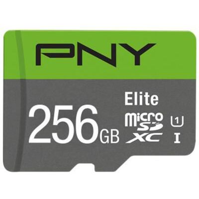 PNY Elite (256 Go, microSDXC, U1, UHS-I), Carte mémoire, Vert PNY Elite (256 Go, microSDXC, U1, UHS-I), Carte mémoire, Vert