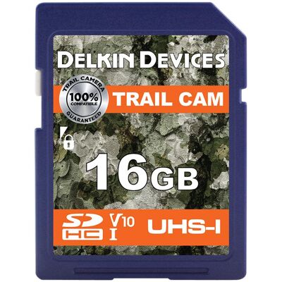 Delkin TRAIL CAM SDHC (V10) 16 Go (16 Go, SDHC), Carte mémoire Delkin TRAIL CAM SDHC (V10) 16 Go (16 Go, SDHC), Carte mémoire