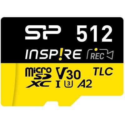 Carte mémoire Silicon Power Power Inspire 512Gb - Carte mémoire Carte mémoire Silicon Power Power Inspire 512Gb - Carte mémoire