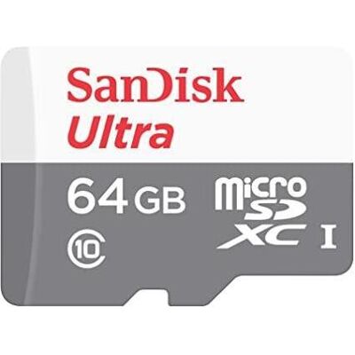 SanDisk MEMORY Micro SDXC 64GB UHS-I/SDSQUNR-064G-GN3MN (64 Go, microSDXC, UHS-I), Carte mémoire, Rouge, Gris SanDisk MEMORY Micro SDXC 64GB UHS-I/SDSQUNR-064G-GN3MN (64 Go, microSDXC, UHS-I), Carte mémoire, Rouge, Gris