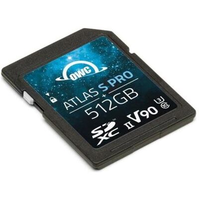 OWC - Atlas S Pro - SDXC UHS-II - 512GB - Carte mémoire OWC - Atlas S Pro - SDXC UHS-II - 512GB - Carte mémoire