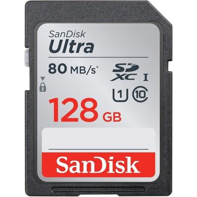 SanDisk Carte mémoire MEMORY SDXC UHS-I/SDSDUNB-128G-GN6IN (128 Go, SDXC, UHS-I), Carte mémoire, Noir SanDisk Carte mémoire MEMORY SDXC UHS-I/SDSDUNB-128G-GN6IN (128 Go, SDXC, UHS-I), Carte mémoire, Noir