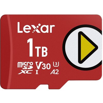 Carte mémoire Micro SDXC Lexar 1TB - Gaming, Rapide Carte mémoire Micro SDXC Lexar 1TB - Gaming, Rapide