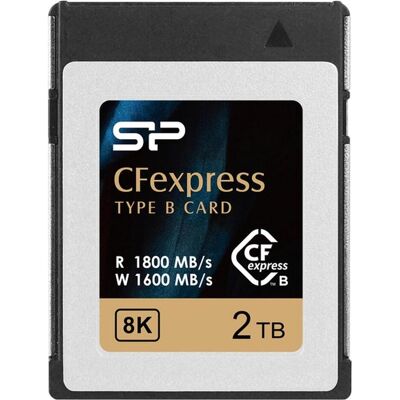 Silicon Power CFexpress 3.0 Type B 2TBGB 1800MB/s (2000 Go, CFexpress type B), Carte mémoire, Noir Silicon Power CFexpress 3.0 Type B 2TBGB 1800MB/s (2000 Go, CFexpress type B), Carte mémoire, Noir