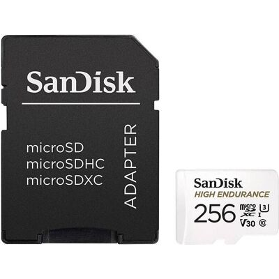 Abus TVAC41131 carte microSD 256 GB + adaptateur (256 Go, microSD), Carte mémoire, Noir Abus TVAC41131 carte microSD 256 GB + adaptateur (256 Go, microSD), Carte mémoire, Noir