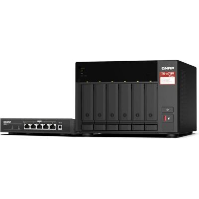 QNAP TS-673A-SW5T (0 TB), NAS, Noir QNAP TS-673A-SW5T (0 TB), NAS, Noir