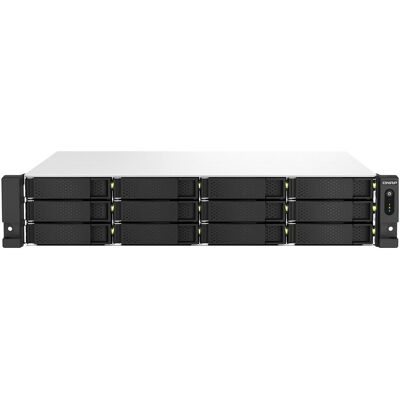 QNAP NAS TS-1264U-RP-8G (12 Bay) 2U (0 TB), NAS, Noir QNAP NAS TS-1264U-RP-8G (12 Bay) 2U (0 TB), NAS, Noir