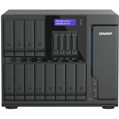 QNAP 16-BAY QUTS HERO NAS (12 X (0 TB), NAS, Noir QNAP 16-BAY QUTS HERO NAS (12 X (0 TB), NAS, Noir