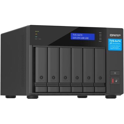 QNAP TVS-h674-i5-32G (0 TB), NAS, Noir QNAP TVS-h674-i5-32G (0 TB), NAS, Noir