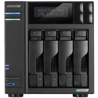 Asustor Lockerstor 4 Gen2, NAS 4 Bay, NAS, Noir Asustor Lockerstor 4 Gen2, NAS 4 Bay, NAS, Noir