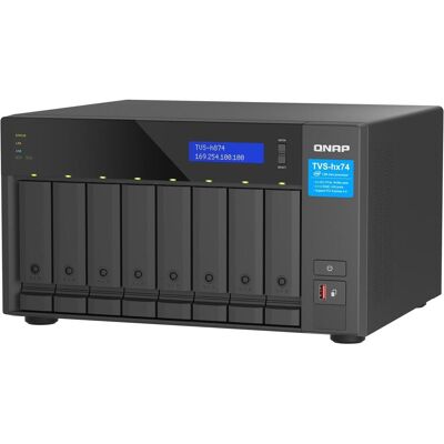 QNAP TVS-h874-i5-32G (0 TB), NAS, Noir QNAP TVS-h874-i5-32G (0 TB), NAS, Noir