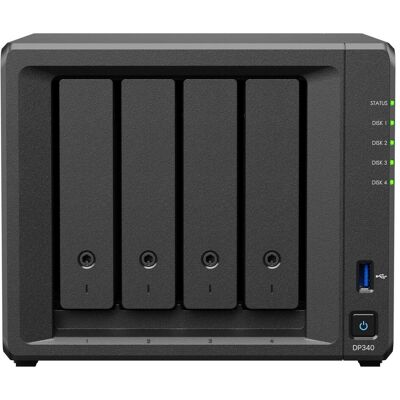 Synology DP340 DATA PROTECTION EUR V1.0, NAS, Noir Synology DP340 DATA PROTECTION EUR V1.0, NAS, Noir