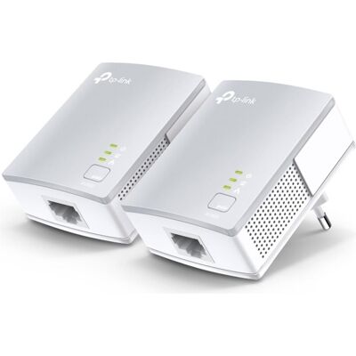 TP-Link TL-PA411 KIT Kit de démarrage (600 Mbit/s), CPL, Blanc TP-Link TL-PA411 KIT Kit de démarrage (600 Mbit/s), CPL, Blanc